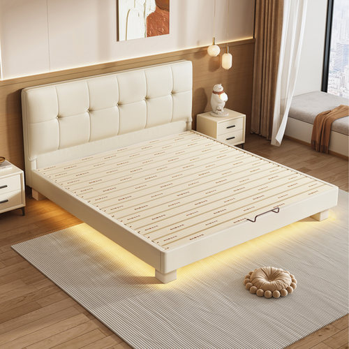 热销⭕100%纯实木-静音床-可定制