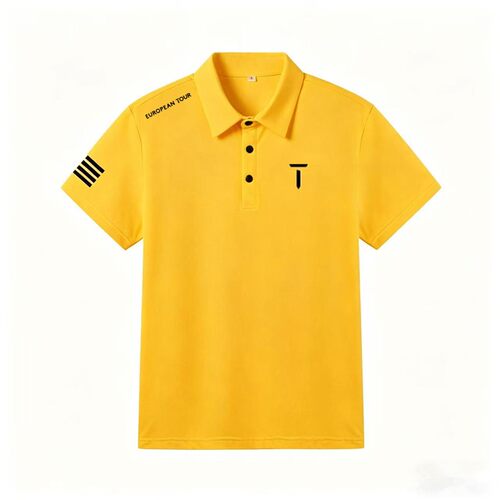 EuropeanTour欧巡赛高尔夫服装男短袖夏季弹力休闲运动T恤Polo衫