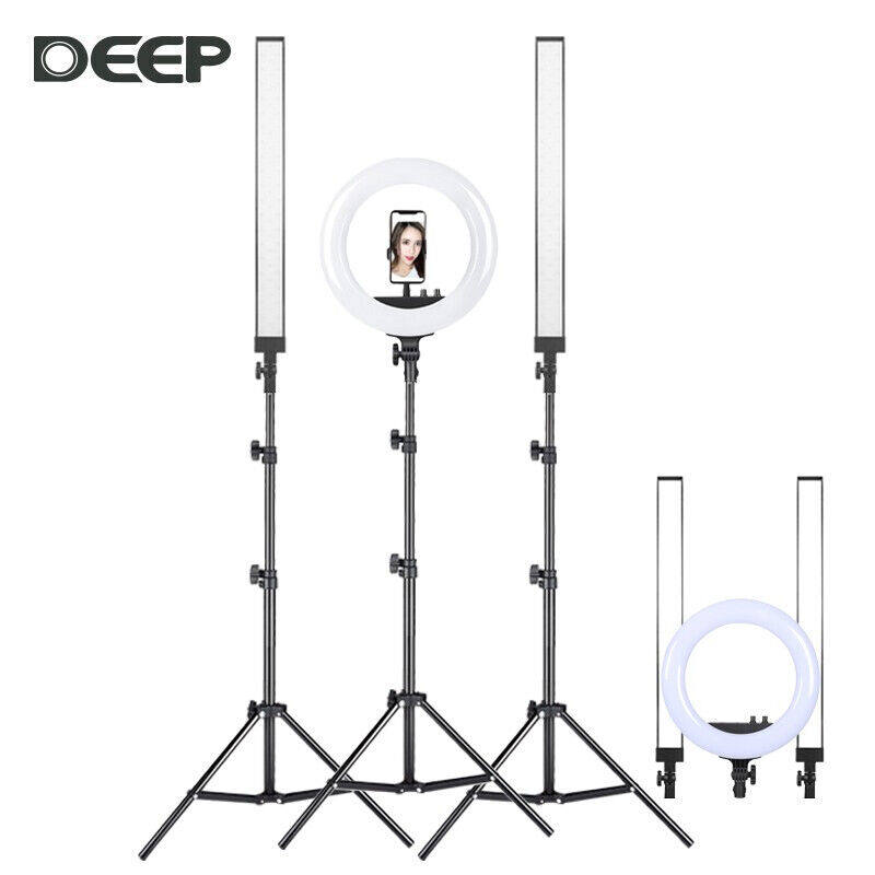 德普（DEEP）LED摄影补光灯人像直播环形灯补光摄影灯拍照器材静