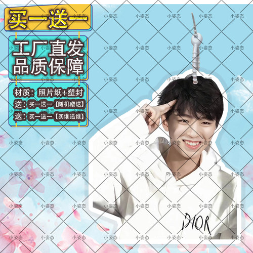 TFBOYS王俊凯书包挂件行李箱牌
