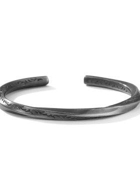 英国chrry koop银维京战镯男士手镯手工莫比乌斯手镯环唐草纹