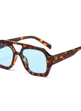 英国chrry koop欧美双梁不规则太阳镜复古个性太阳眼镜潮流墨镜