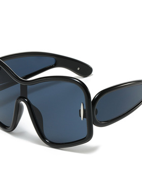 英国chrry koop罗意新款yk大框连体欧美太阳镜时尚潮高档男士