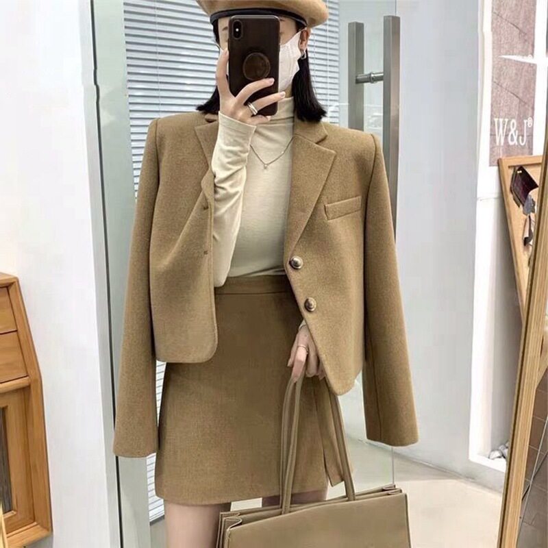 英国cherrykoko秋冬气质女神范高端名媛小香风洋气时髦毛呢外套