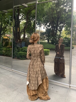 13311小众设计款长袖衬衫