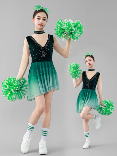 啦啦队比赛服装健美操运动会开幕式服装啦啦操演出服团体表演服