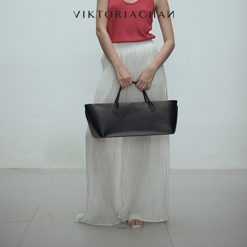 微透裸感压褶阔腿空气长裤