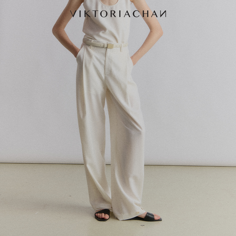 褶皱长裤VIKTORIACHAN