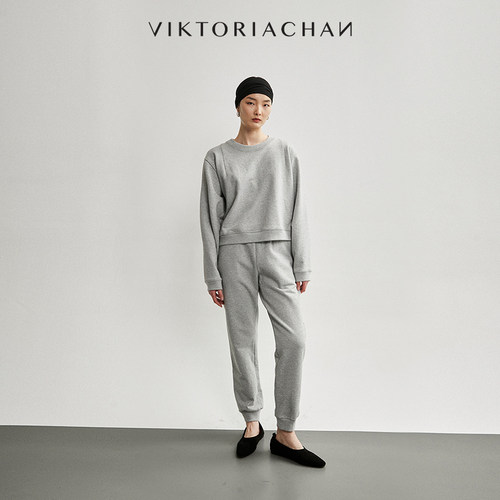 VIKTORIACHAN线条装饰卫衣