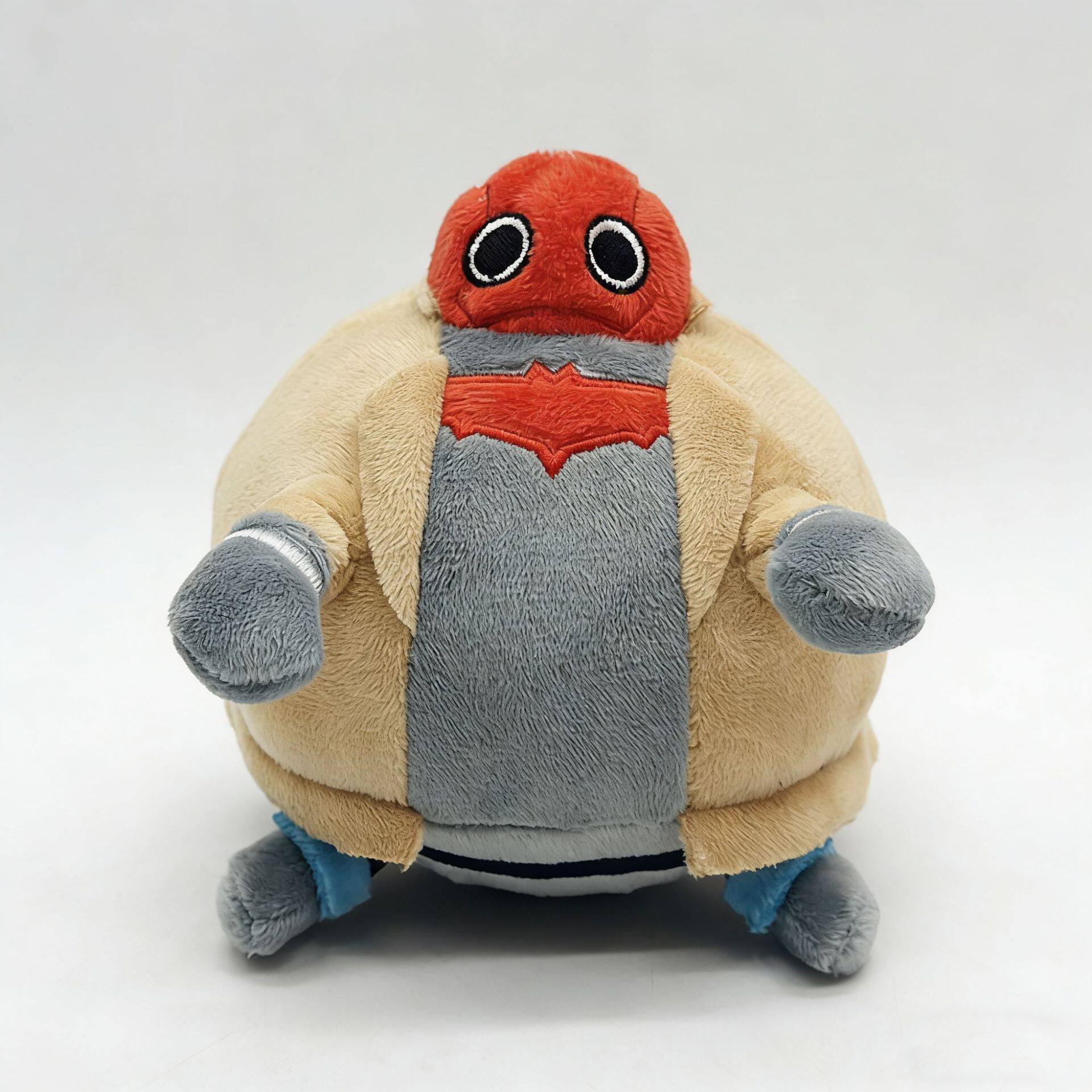 现货跨境fat jason todd plush胖杰森蝙蝠侠圆滚滚毛绒玩偶公仔