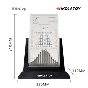 NIKOLATOY新款高尔顿板Galton Board正态分布模型 大号