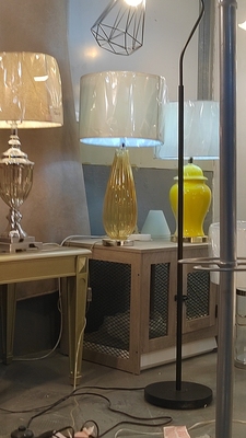 外贸原单出口美国原包装新款树脂家具美式乡村风台灯国外100美金