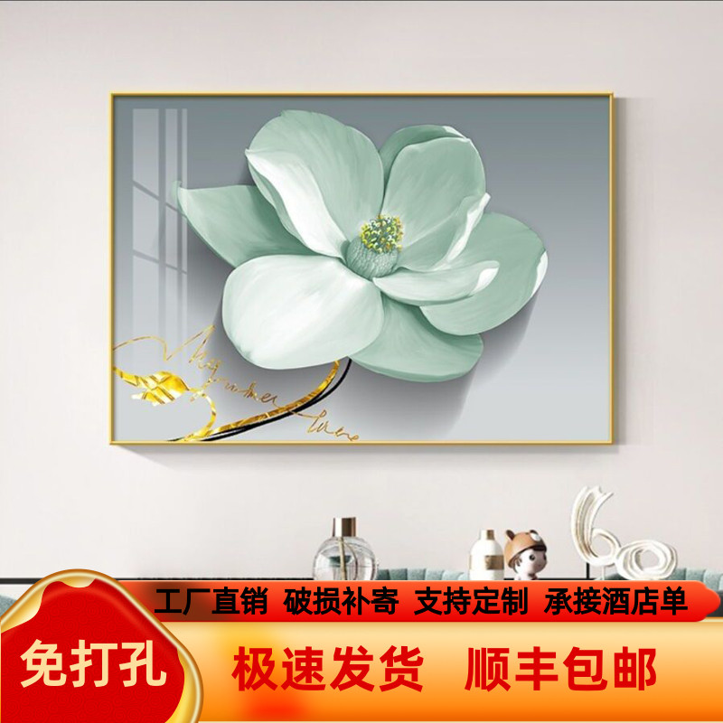餐厅装饰画现代简约轻奢饭店挂画抽象客厅卧室大气餐桌墙上墙壁画图片