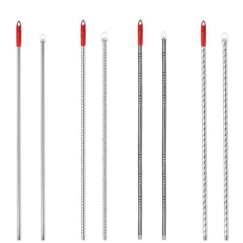 不锈钢拖把杆螺纹杆锥度牙拖把杆19/22MM多节杆柄拖把配件替换杆