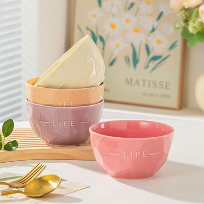 釉下彩碗家用2025新款碗碟套装家用健康陶瓷餐具高级感高颜值碗筷