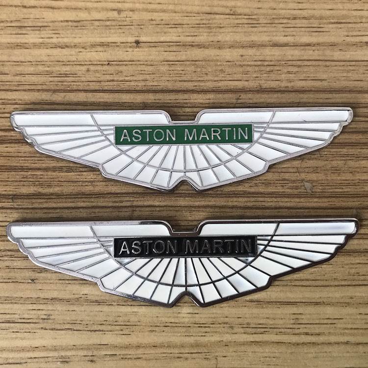新品阿斯顿马丁AstonMartin车标金属改装飞行贴标前标后标侧标