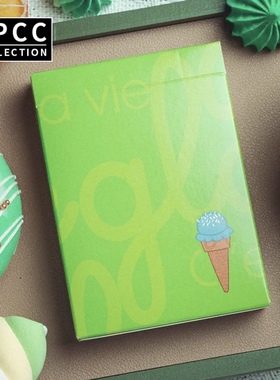 野猪校长BPCC冰淇淋V3Glace培根清新风格魔术花切收藏扑克纸牌