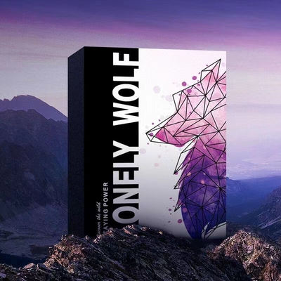 野猪校长EPCS出品高颜值紫色孤狼创意潮流魔术花切收藏扑克纸牌