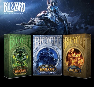 野猪校长Bicycle单车 魔兽世界官方游戏周边魔术花切收藏扑克纸牌