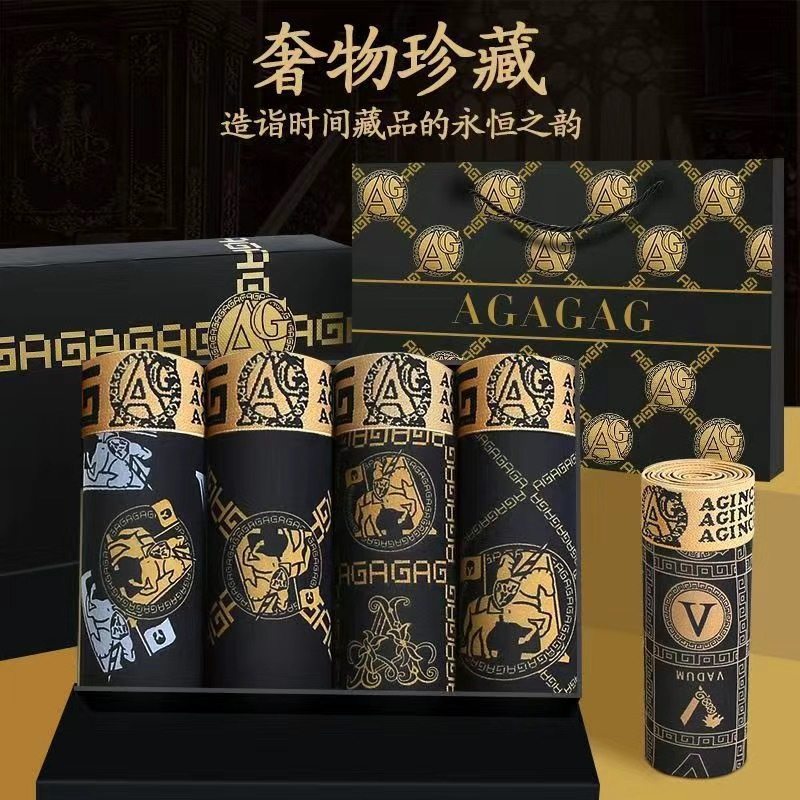 鹿谷川厂家黑金印花男士内裤男平角内裤四季透气四角内裤,女士内衣/男士内衣/家居服,男平角内裤,淘宝优惠券,粉丝福利购,淘宝优惠卷