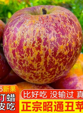 云南昭通糖心丑苹果基地直销水果新鲜当季整箱5斤10大凉山红富士