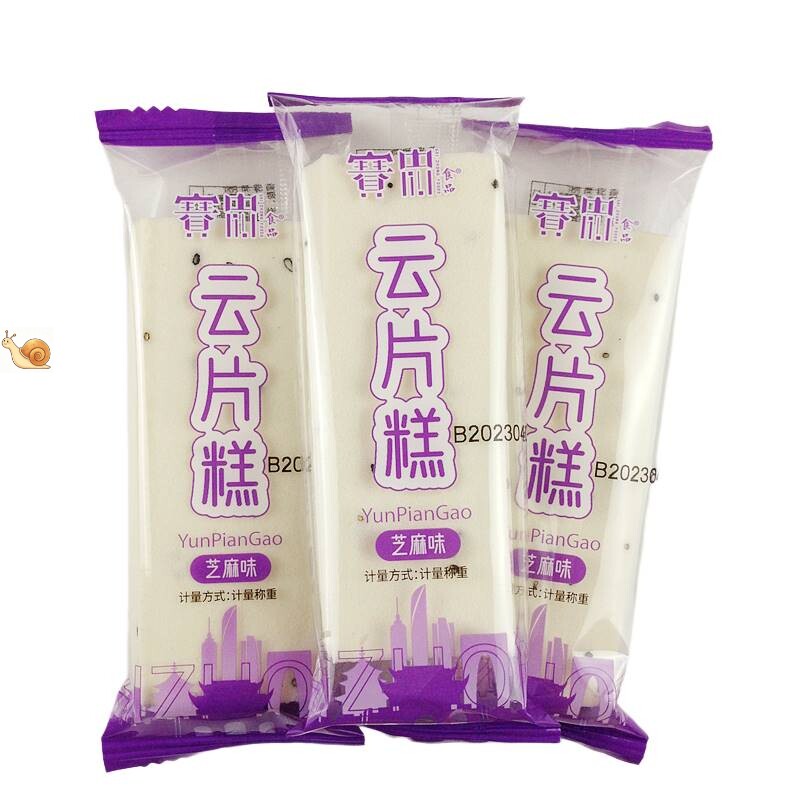 【新货】赛忠云片糕苏州产字号传统糕点老式零食软糯芝麻桂花糕