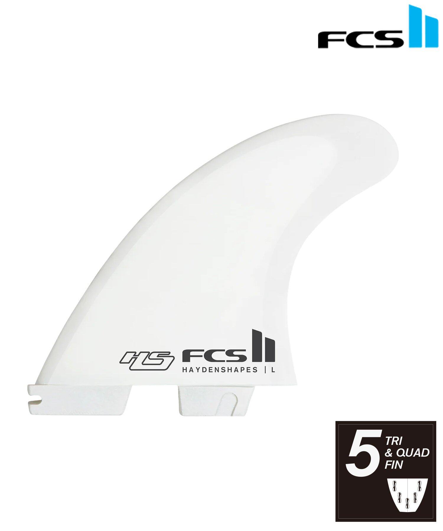 FCS2 PC HAYDEN SHAPES TRI-QUAD 冲浪鳍 FHSMPC01Q