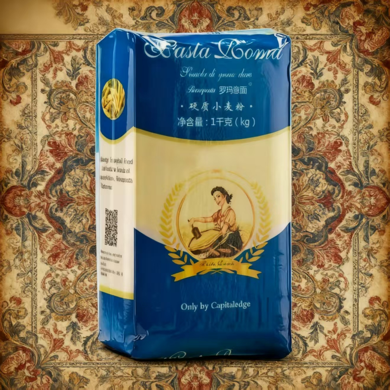 三文妮娜粉硬质小麦粉罗玛意面1千克