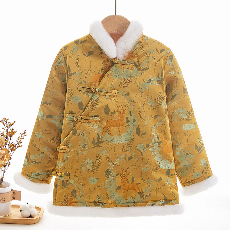 棉谷朵汉服女童新款棉花棉袄