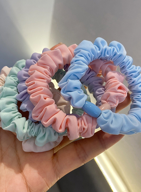 少女心多巴胺猪小肠发圈皮筋高颜头绳不伤发发绳大学生头发饰上新