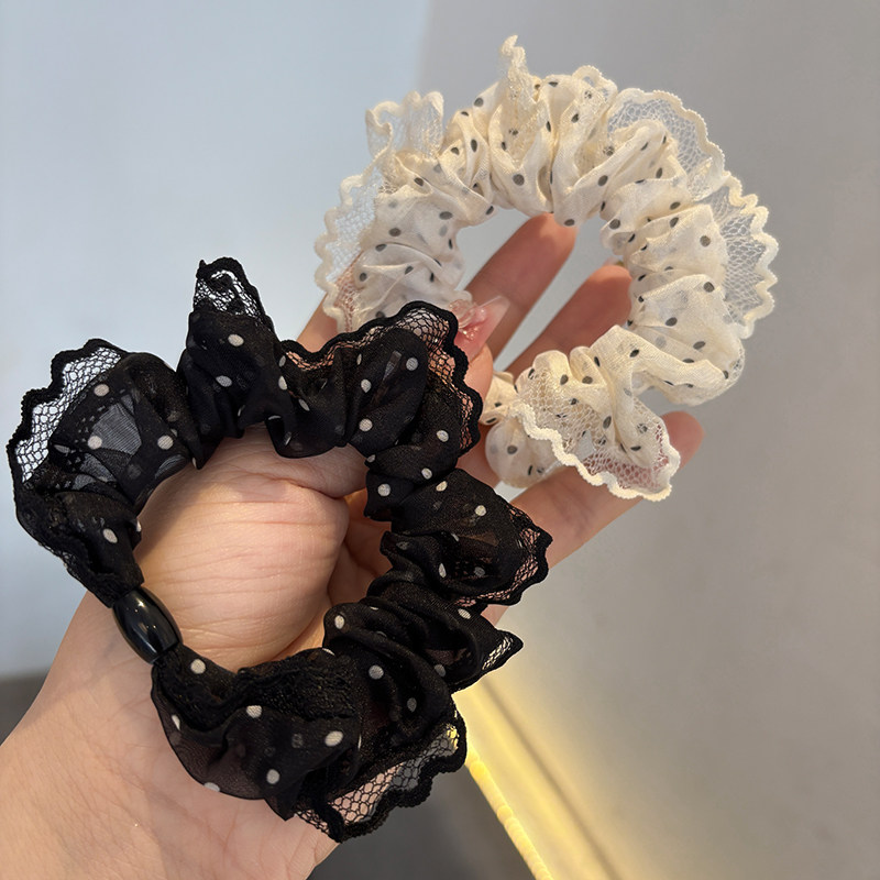 韩版网纱波点发圈仙气网纱高弹不伤发扎发皮筋少女时尚肠圈发绳,饰品/流行首饰/时尚饰品新,发饰,淘宝优惠券,粉丝福利购,淘宝优惠卷