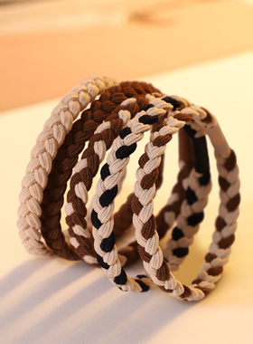 发圈头绳辫子简单款女生高马尾橡皮筋扎头发高弹力耐用发绳皮套