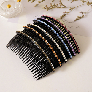 发梳插梳刘海夹压发夹后脑勺头饰防滑发饰顶夹子发卡成年女 韩版