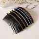韩版 发梳插梳刘海夹压发夹后脑勺头饰防滑发饰顶夹子发卡成年女
