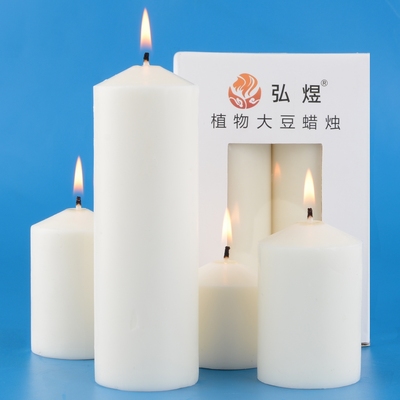 植物大豆加粗照明蜡烛