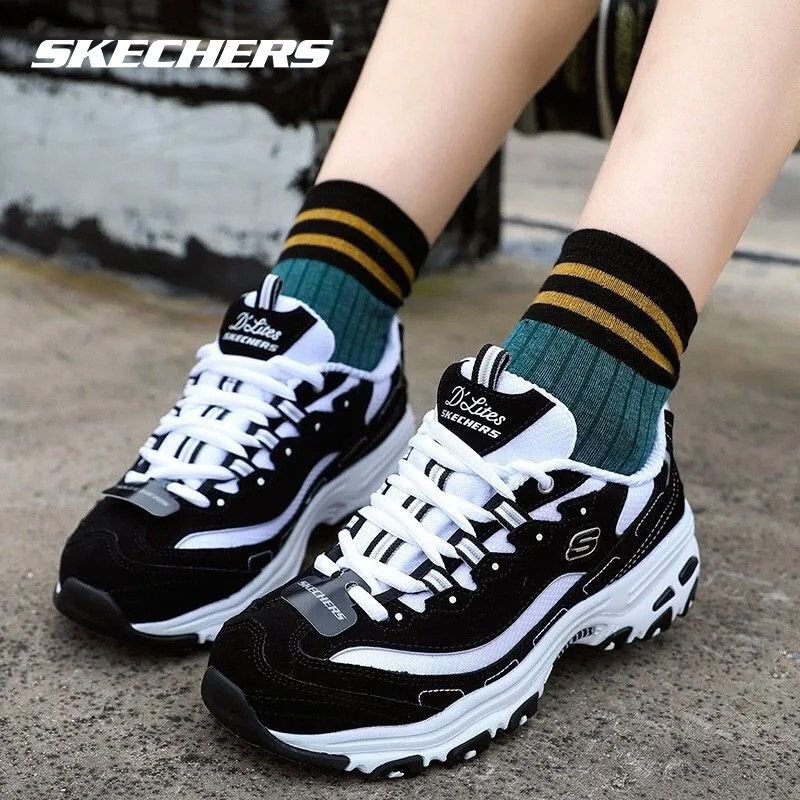 Skechers斯凯奇经典一代熊猫鞋女十周年秋季复古ins潮厚底老爹鞋|ruв категории Женская обувь, 低帮鞋, 时尚休闲鞋 - от Buy2taobao.com для оказания профессиональной услуги покупки агента Taobao