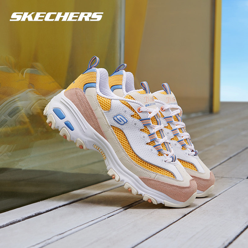 Skechers斯凱奇撞色熊貓鞋女官方旗艦店秋季網面拼接冰泣淋老爹鞋在類目 女鞋, 低幫鞋, 時尚休閑鞋中 - 來自Buy2taobao.com提供專業的淘寶代購服務