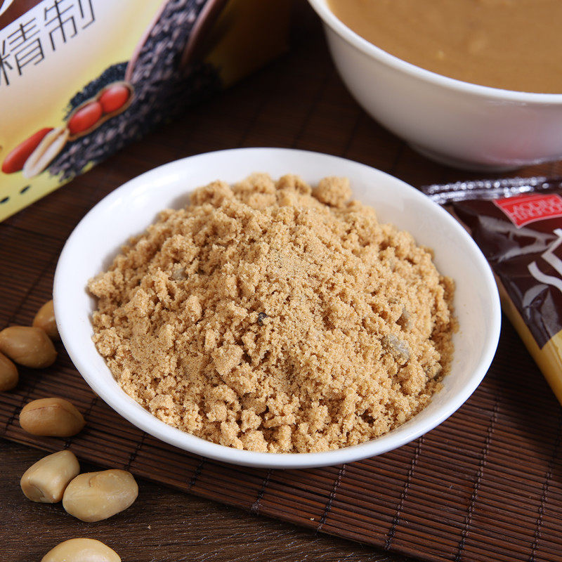 新品老鼎丰油茶面盒装500g东北特产老式油茶早餐油炒面独立包装包