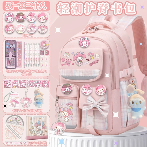 Высококачественный детский вместительный и большой школьный рюкзак, защита позвоночника