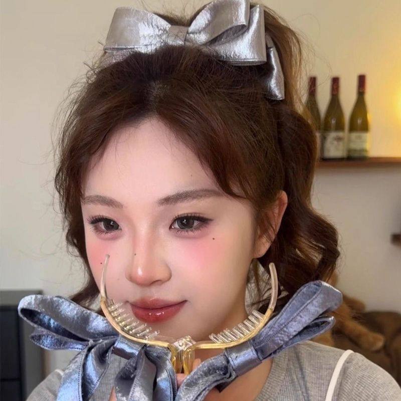 芭蕾银色蝴蝶结丸子发饰2025新款垂耳兔高级飘带AB发夹头饰夏天女,饰品/流行首饰/时尚饰品新,发饰,淘宝优惠券,粉丝福利购,淘宝优惠卷