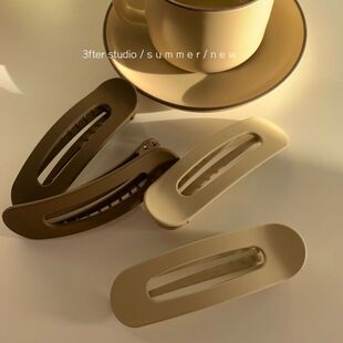 2025新款大号发夹女夹子刘海前额侧边发卡后脑勺抓夹一字夹