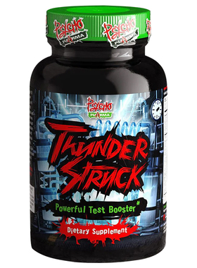 美国原装进口Psycho Pharma绿疯子雷击促睾男士营养胶囊120粒