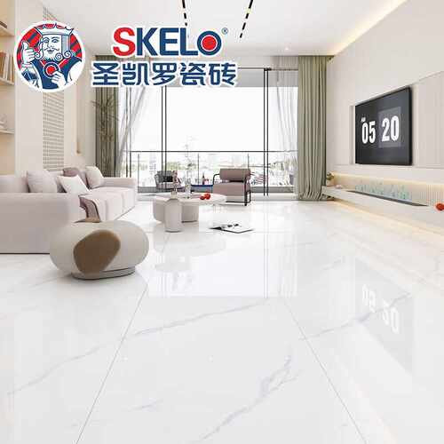 圣凯罗（SKELO）钻石釉通体大理石瓷砖地砖900x1800客厅地板砖背