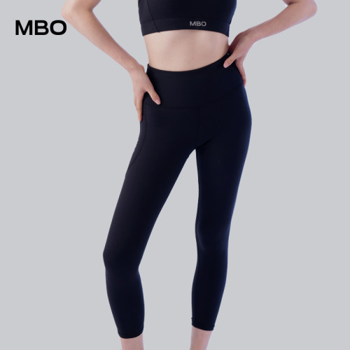 MBO女子紧身裤九分裤瑜伽裤