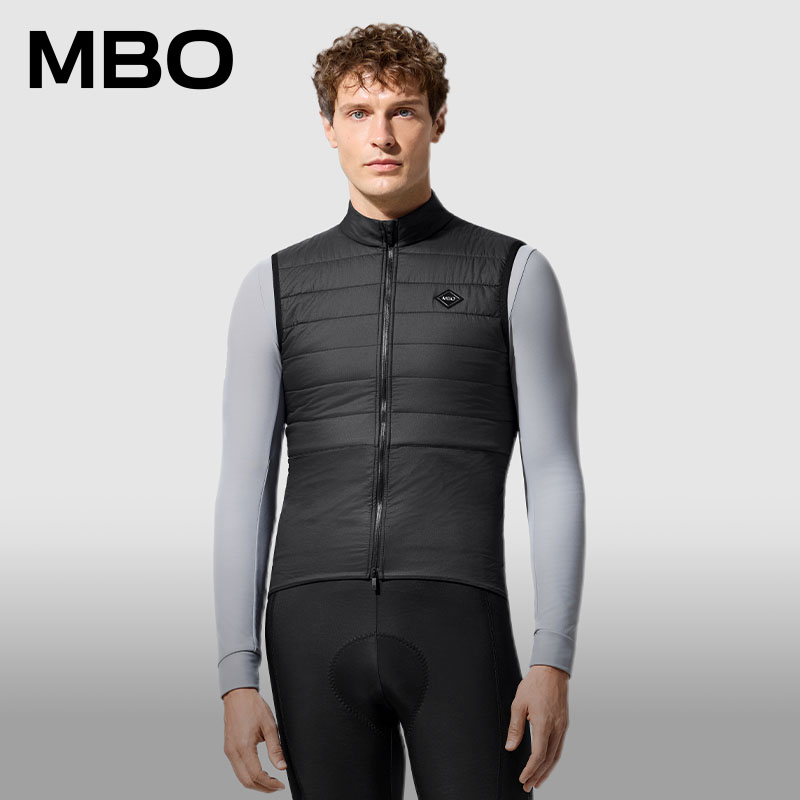 MBO男子绗棉骑行马甲V380防风耐磨秋冬新款户外运动骑行服上衣