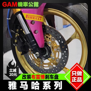 意大利布雷博刹车盘 全浮动适用于雅马哈r3 tmax xmax mt03 mt09