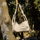 头层牛皮枕头包单肩包通勤腋下包 宝包小号 王楚然同款 宫选元