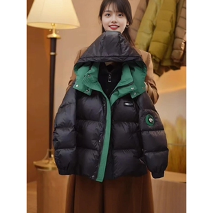 免洗男童羽绒棉服2025新款冬季加厚棉衣男孩帅气过年服中长款棉袄