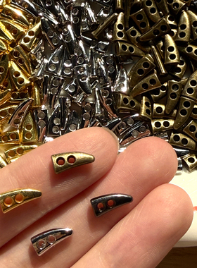 BJD娃衣ob小布迷你10mm牛角扣大衣辅料