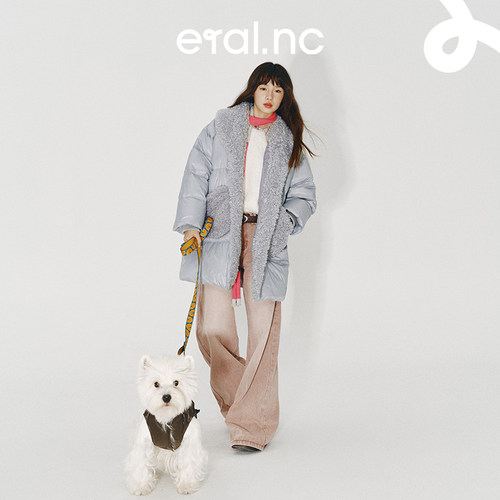 中长款羽绒服eralnc鸭绒外套